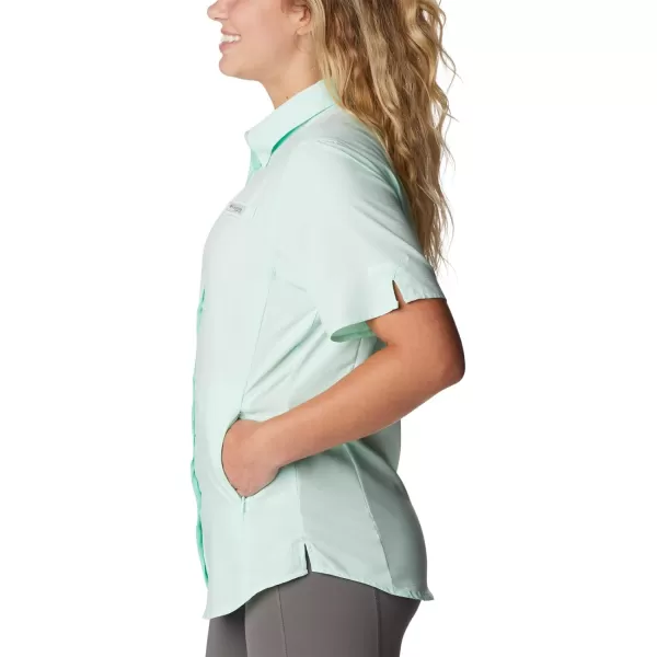 Columbia Womens Tamiami II Plus Size Short Sleeve ShirtGullfoss Green