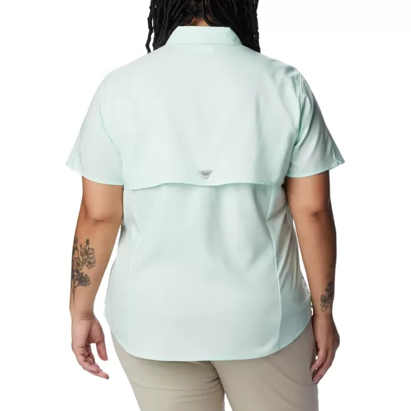 Columbia Womens Tamiami II Plus Size Short Sleeve ShirtGullfoss Green