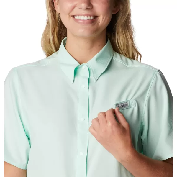 Columbia Womens Tamiami II Plus Size Short Sleeve ShirtGullfoss Green