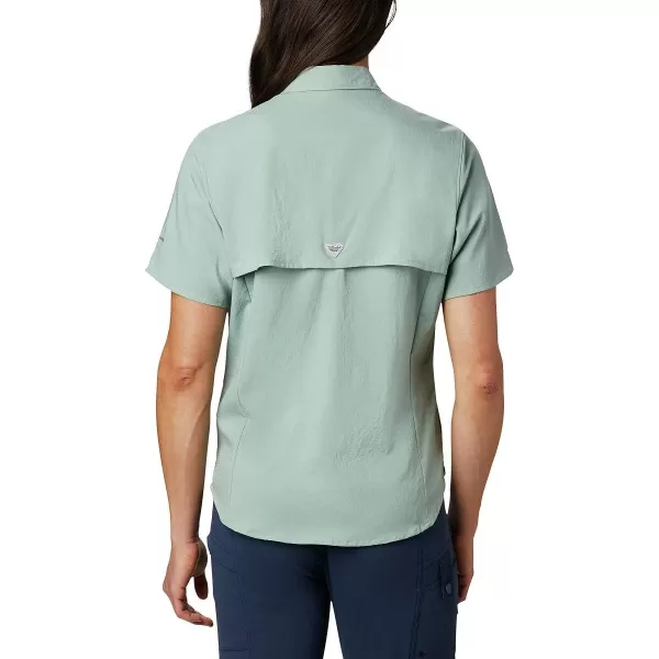 Columbia Womens Tamiami II Plus Size Short Sleeve ShirtLight Lichen