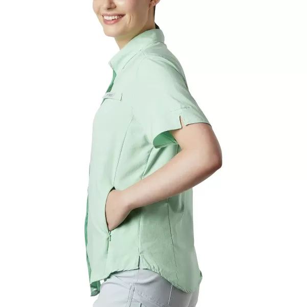 Columbia Womens Tamiami II Plus Size Short Sleeve ShirtNew Mint