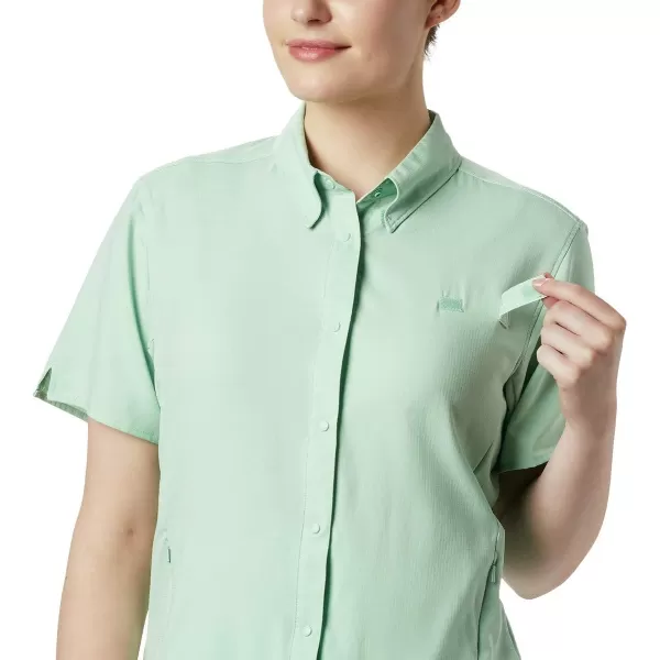 Columbia Womens Tamiami II Plus Size Short Sleeve ShirtNew Mint