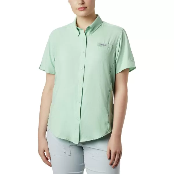 Columbia Womens Tamiami II Plus Size Short Sleeve ShirtNew Mint