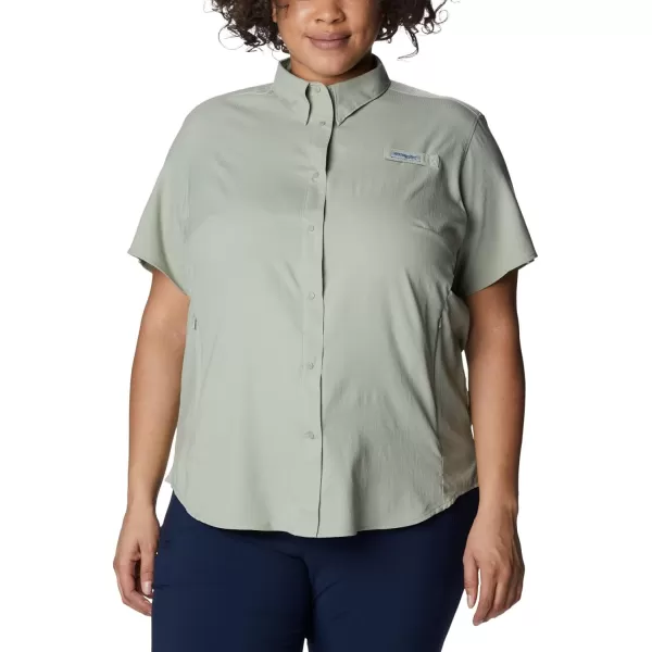 Columbia Womens Tamiami II Plus Size Short Sleeve ShirtSafari