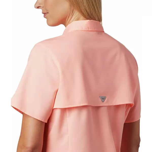 Columbia Womens Tamiami II Plus Size Short Sleeve ShirtTiki Pink