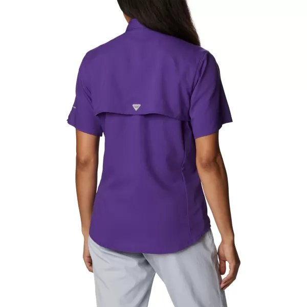 Columbia Womens Tamiami II Plus Size Short Sleeve ShirtVivid Purple