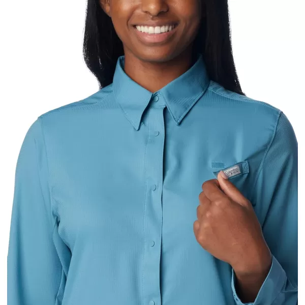 Columbia Womens Tamiami Ii Long Sleeve ShirtCanyon Blue