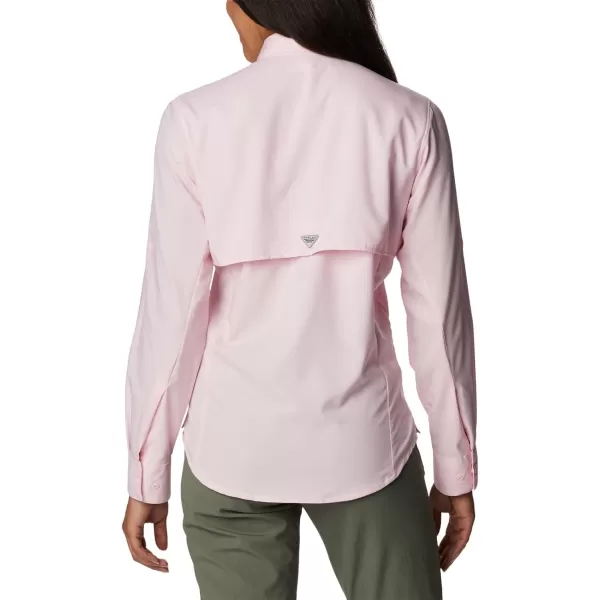 Columbia Womens Tamiami Ii Long Sleeve ShirtSatin Pink