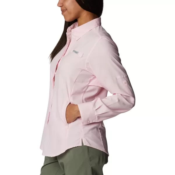 Columbia Womens Tamiami Ii Long Sleeve ShirtSatin Pink