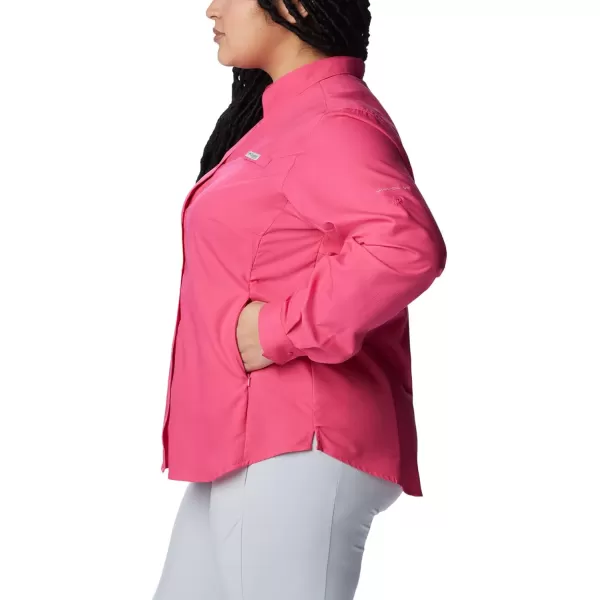 Columbia Womens Tamiami Ii Long Sleeve ShirtUltra Pink