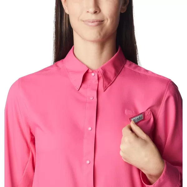 Columbia Womens Tamiami Ii Long Sleeve ShirtUltra Pink