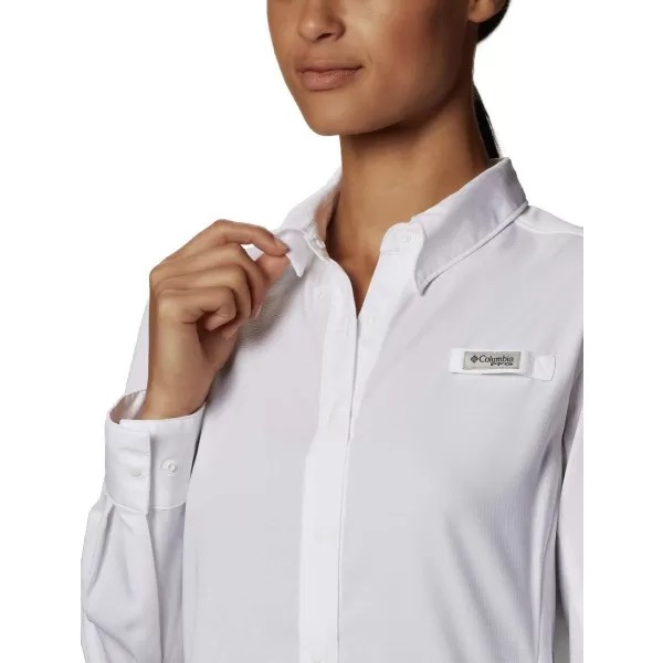 Columbia Womens Tamiami Ii Long Sleeve ShirtWhite