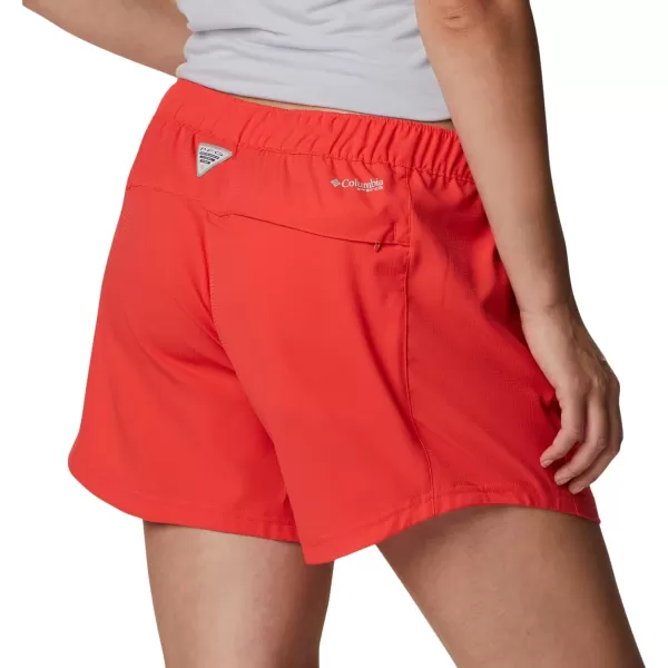 Columbia Womens Tamiami Pullon ShortRed Hibiscus