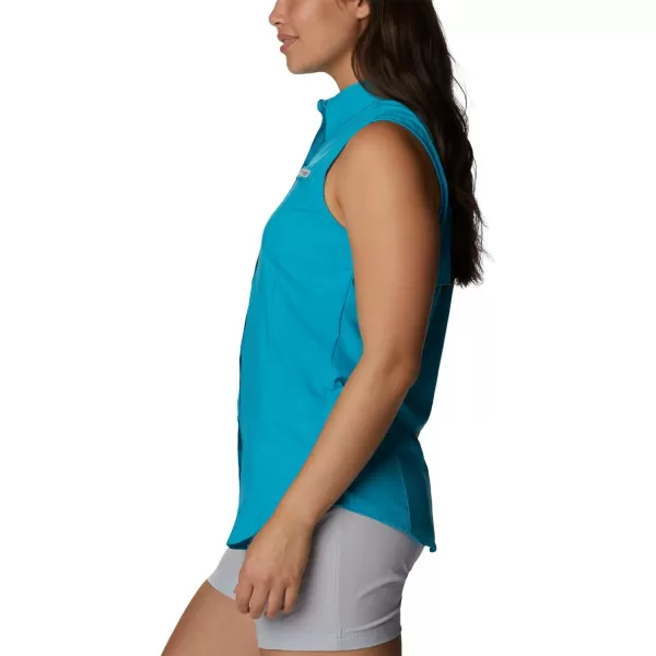 Columbia Womens Tamiami Sleeveless ShirtOcean Teal