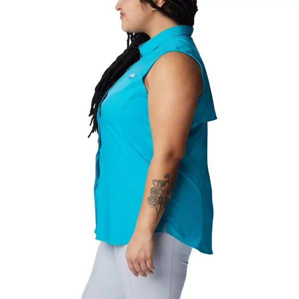 Columbia Womens Tamiami Sleeveless ShirtOcean Teal