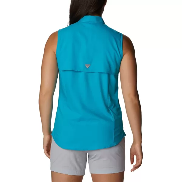 Columbia Womens Tamiami Sleeveless ShirtOcean Teal