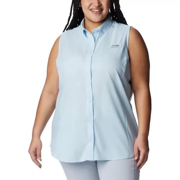 Columbia Womens Tamiami Sleeveless ShirtSpring Blue