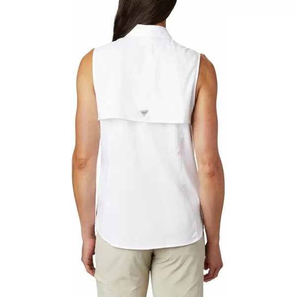 Columbia Womens Tamiami Sleeveless ShirtWhite