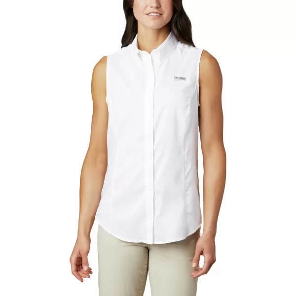 Columbia Womens Tamiami Sleeveless ShirtWhite