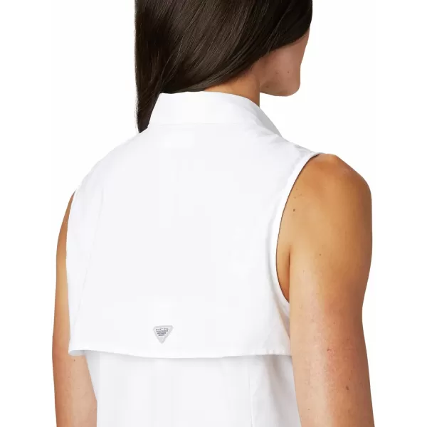 Columbia Womens Tamiami Sleeveless ShirtWhite