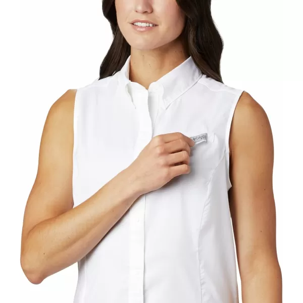 Columbia Womens Tamiami Sleeveless ShirtWhite