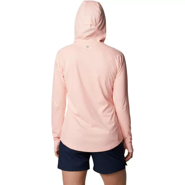 Columbia Womens Tidal Deflector Ice Ls HoodieTiki Pink