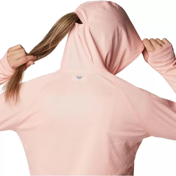 Columbia Womens Tidal Deflector Ice Ls HoodieTiki Pink