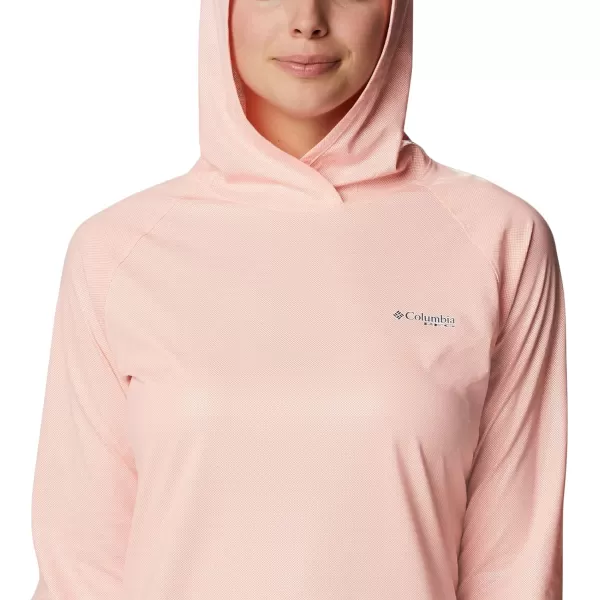 Columbia Womens Tidal Deflector Ice Ls HoodieTiki Pink