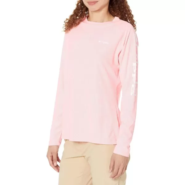 Columbia Womens Tidal Deflector Long SleevePink Pop