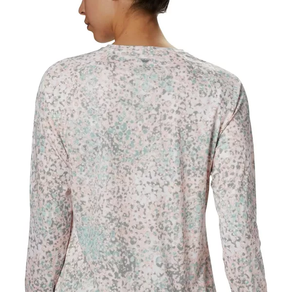 Columbia Womens Tidal Deflector Long SleeveTiki Pink Bubbles Print