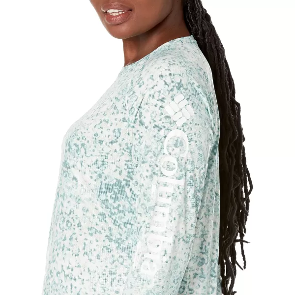 Columbia Womens Tidal Deflector Long SleeveWaterfall Bubbles Print