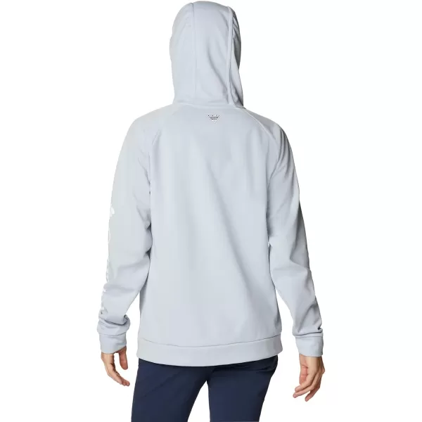 Columbia Womens Tidal Fleece Fz HoodieCirrus GreyWhite