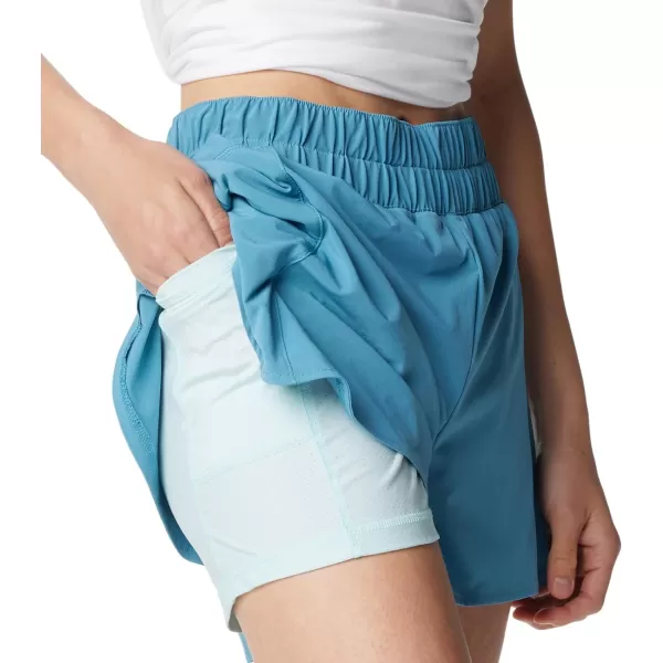 Columbia Womens Tidal Light Lined ShortCanyon BlueIcy Morn