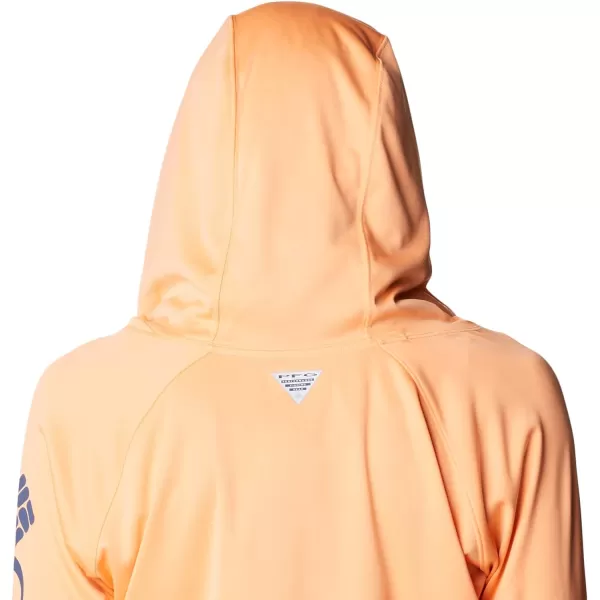 Columbia Womens Tidal Tee HoodieBright NectarCarbon Logo