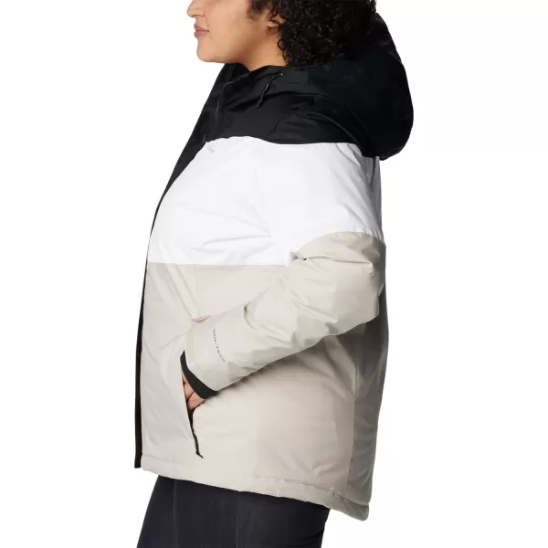 Columbia Womens Tipton Peak Ii Insulated JacketBlack White Dark Stone