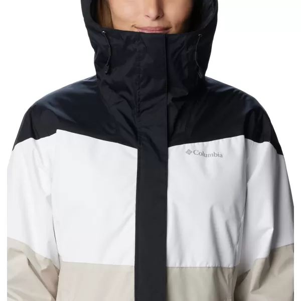 Columbia Womens Tipton Peak Ii Insulated JacketBlack White Dark Stone