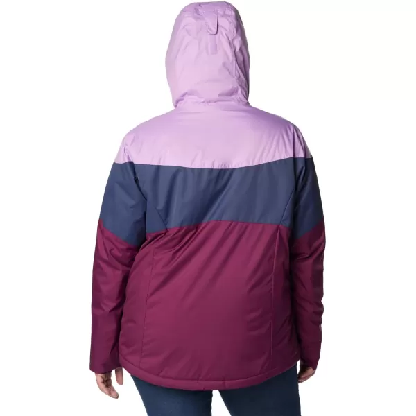 Columbia Womens Tipton Peak Ii Insulated JacketGumdrop Nocturnal Marionberry