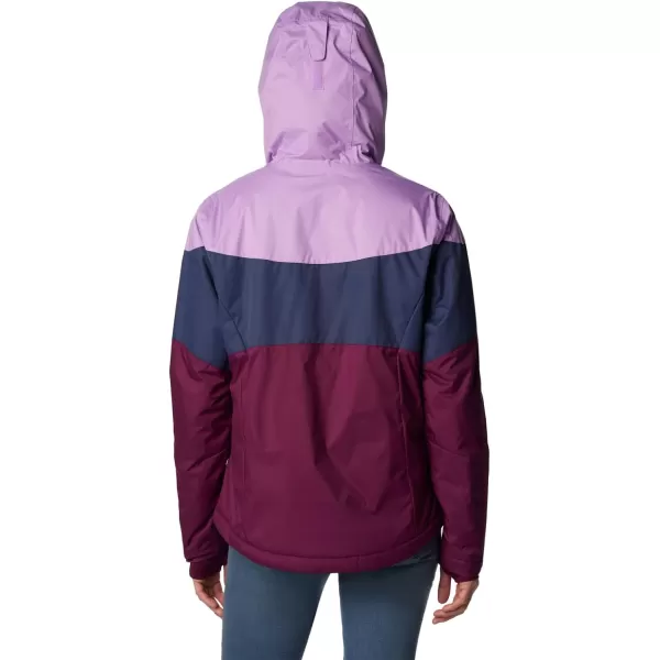 Columbia Womens Tipton Peak Ii Insulated JacketGumdrop Nocturnal Marionberry