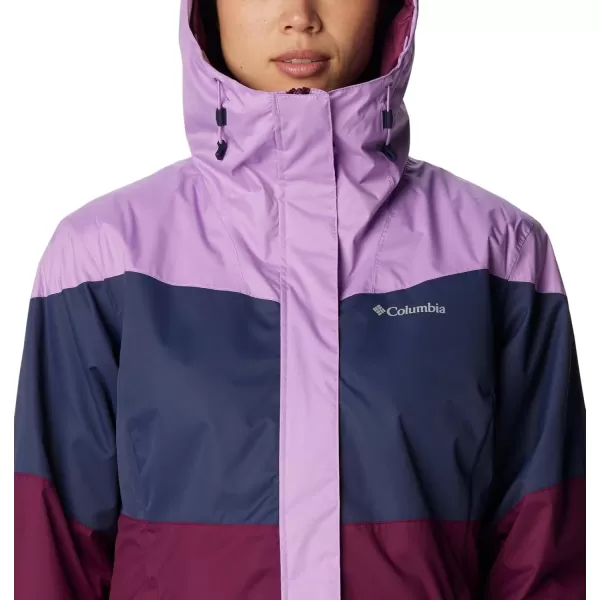 Columbia Womens Tipton Peak Ii Insulated JacketGumdrop Nocturnal Marionberry