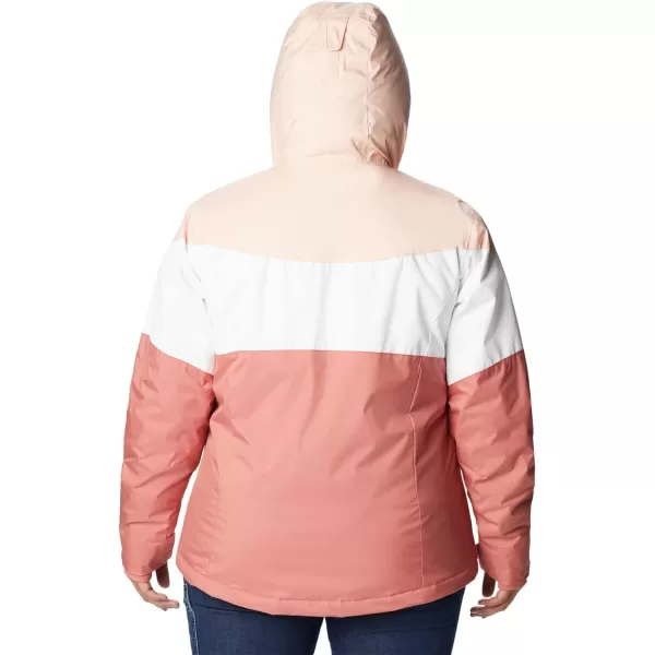 Columbia Womens Tipton Peak Ii Insulated JacketPeach BlossomDark CoralWhite