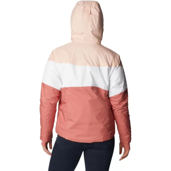 Columbia Womens Tipton Peak Ii Insulated JacketPeach BlossomDark CoralWhite