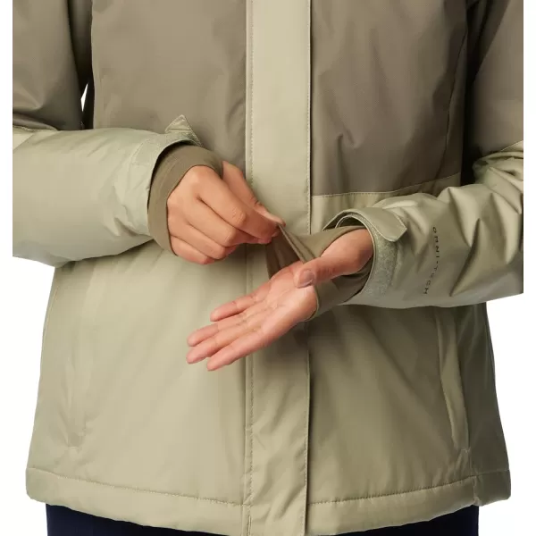 Columbia Womens Tipton Peak Ii Insulated JacketSafari Stone Green