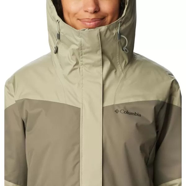 Columbia Womens Tipton Peak Ii Insulated JacketSafari Stone Green