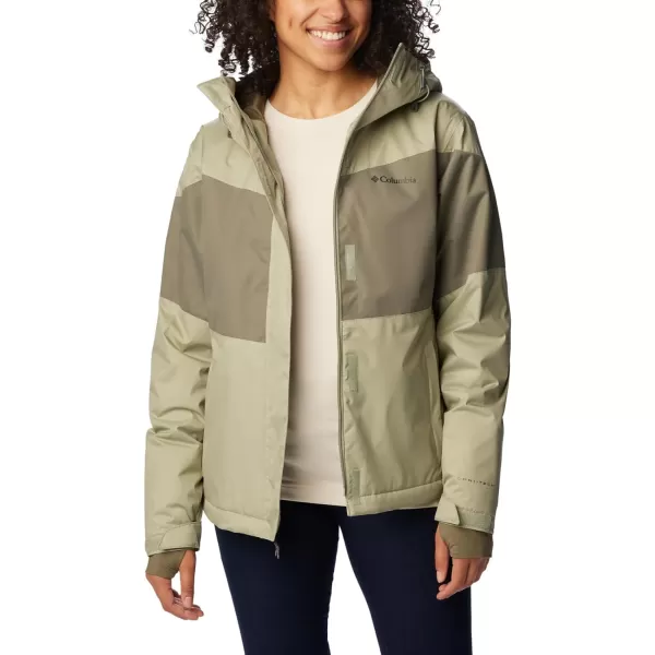 Columbia Womens Tipton Peak Ii Insulated JacketSafari Stone Green