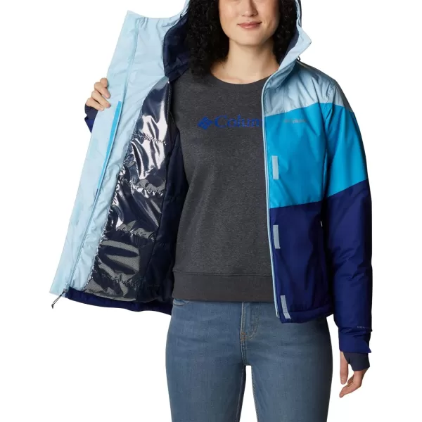 Columbia Womens Tipton Peak Ii Insulated JacketSpring BlueDark SapphireBlue Chill