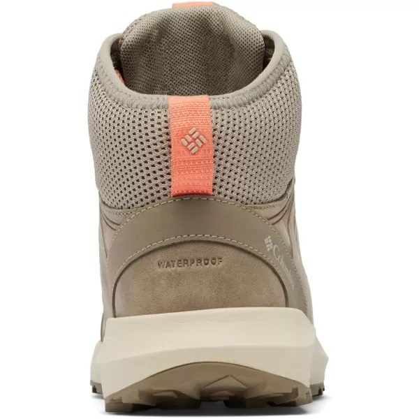 Columbia Womens Trailstorm Crest Mid Waterproof Hiking ShoeKettlePeach