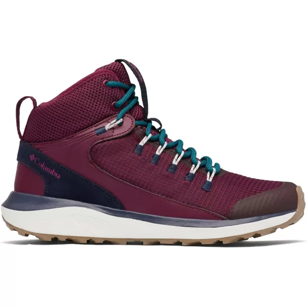 Columbia Womens Trailstorm Mid Waterproof Hiking ShoeMarionberryDeep Water