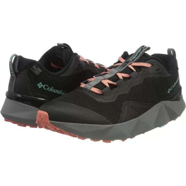 Columbia Womens Trailstorm Peak Mid Hiking ShoeBlack Gulf Stream