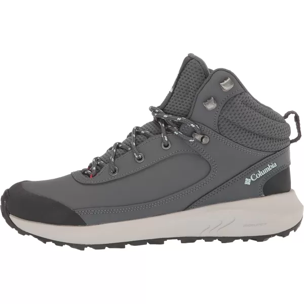 Columbia Womens Trailstorm Peak Mid Hiking ShoeGraphiteIcy Morn