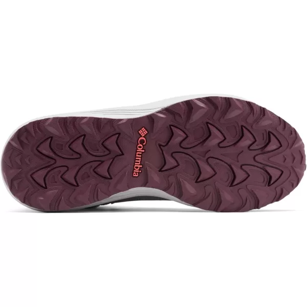 Columbia Womens Trailstorm Peak Mid Hiking ShoeTitainium Grey SteelMarionberry